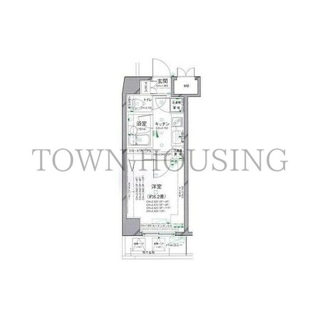 パレステュディオ渋谷WESTの物件間取画像